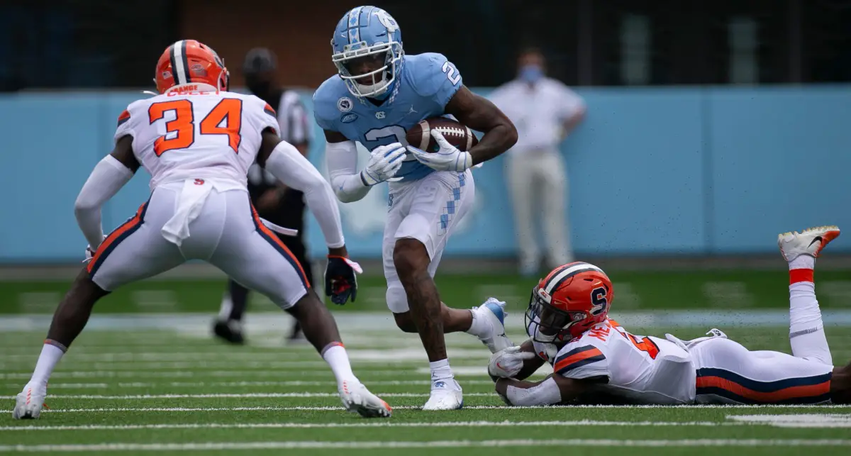 Idle Tar Heels fall one spot in AP football poll to No. 12