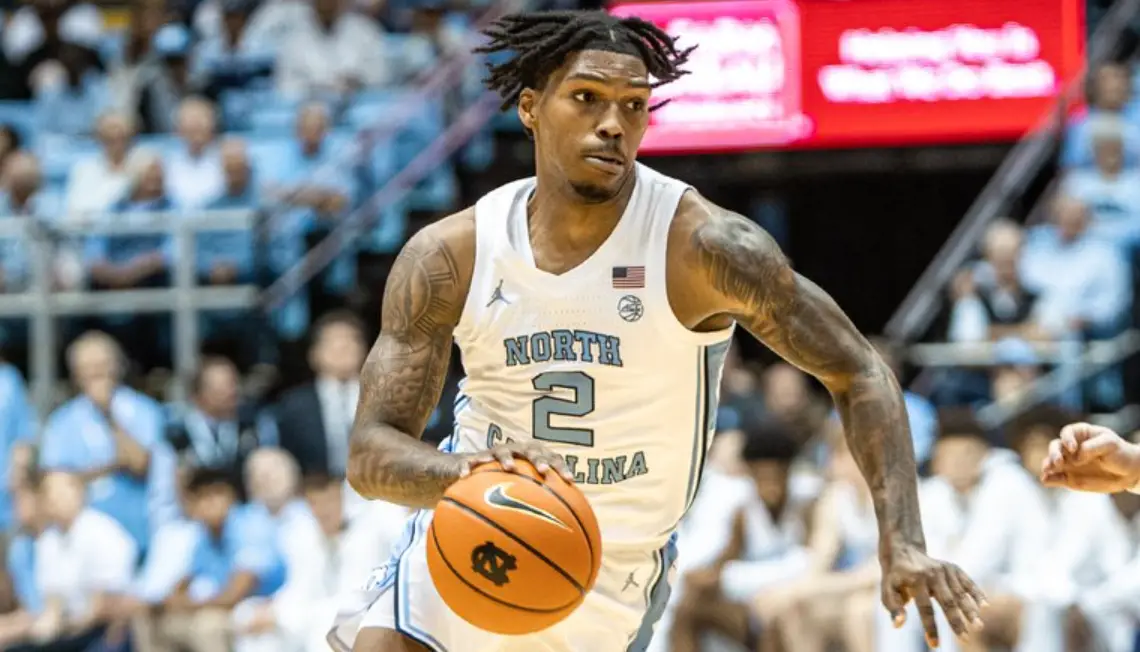 Love, Bacot turn up offense after halftime, push No. 1 UNC by Charleston