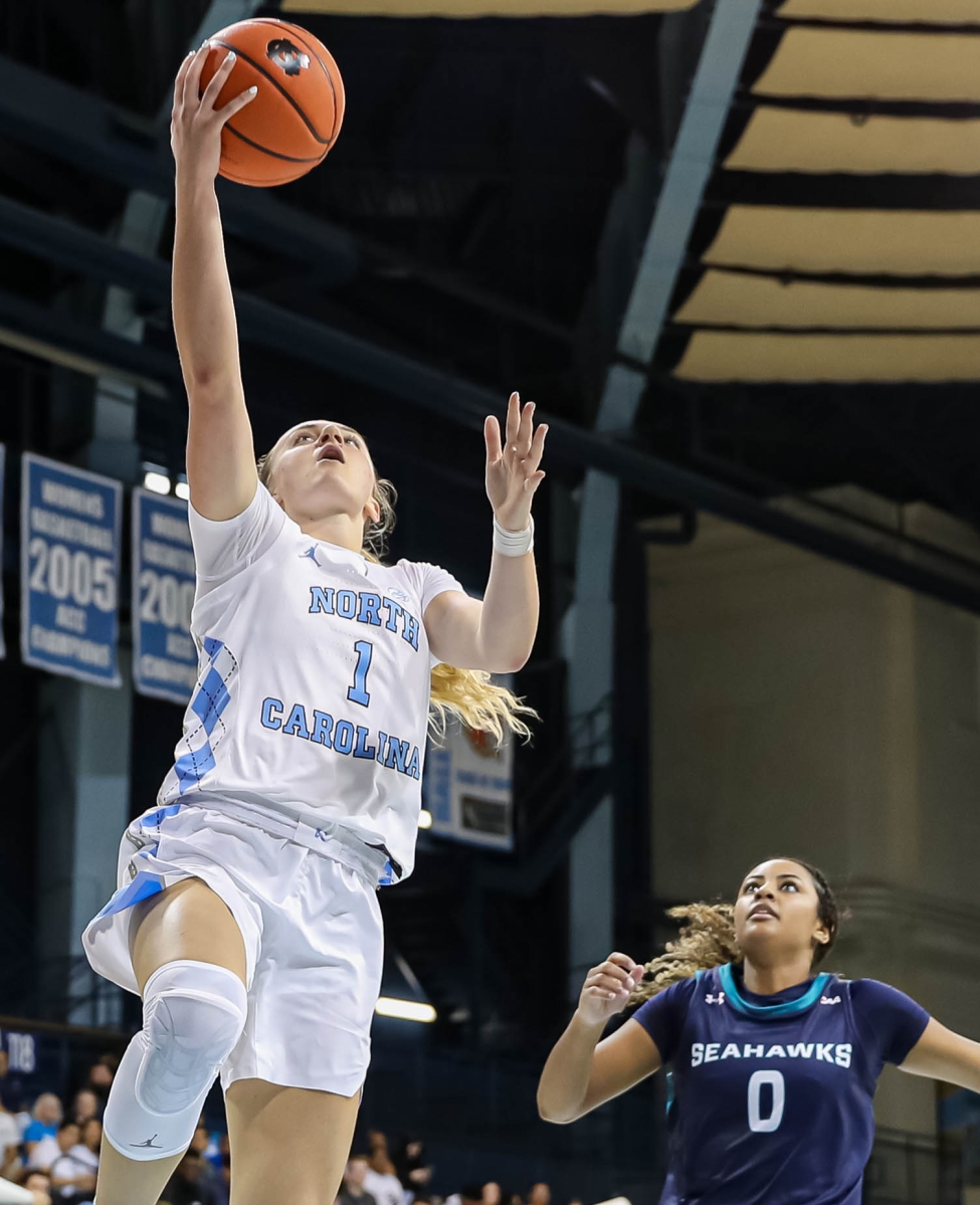 No. 8 UNC women's basketball runs UNCW out of the gym by feasting on transition buckets