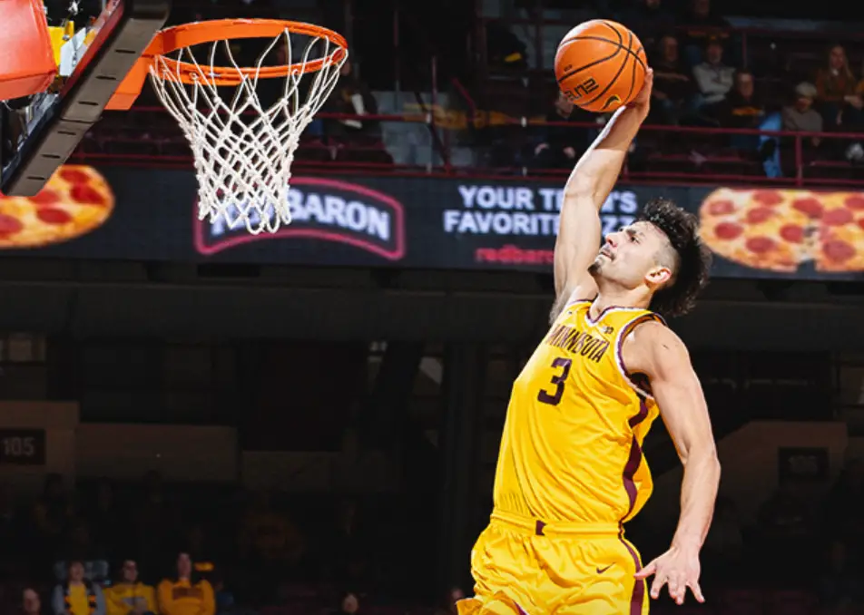 Dawson Garcia, with a chip on his shoulder, leads Minnesota in scoring, rebounding
