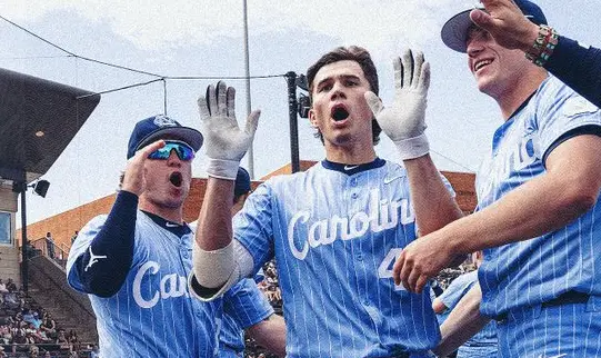 UNC Baseball jumps into top 10 after sweeping Wake Forest